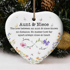 The Love Between An Aunt & Niece, Flowers And Butterflies