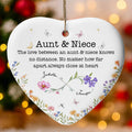 The Love Between An Aunt & Niece, Flowers And Butterflies