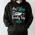 Aw Ship It's A Family Trip With Ship And Palm Tree