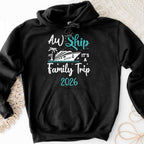 Aw Ship It's A Family Trip With Ship And Palm Tree