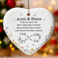 Aunt & Niece Sharing Love Like A Friend With Flowers And Butterflies