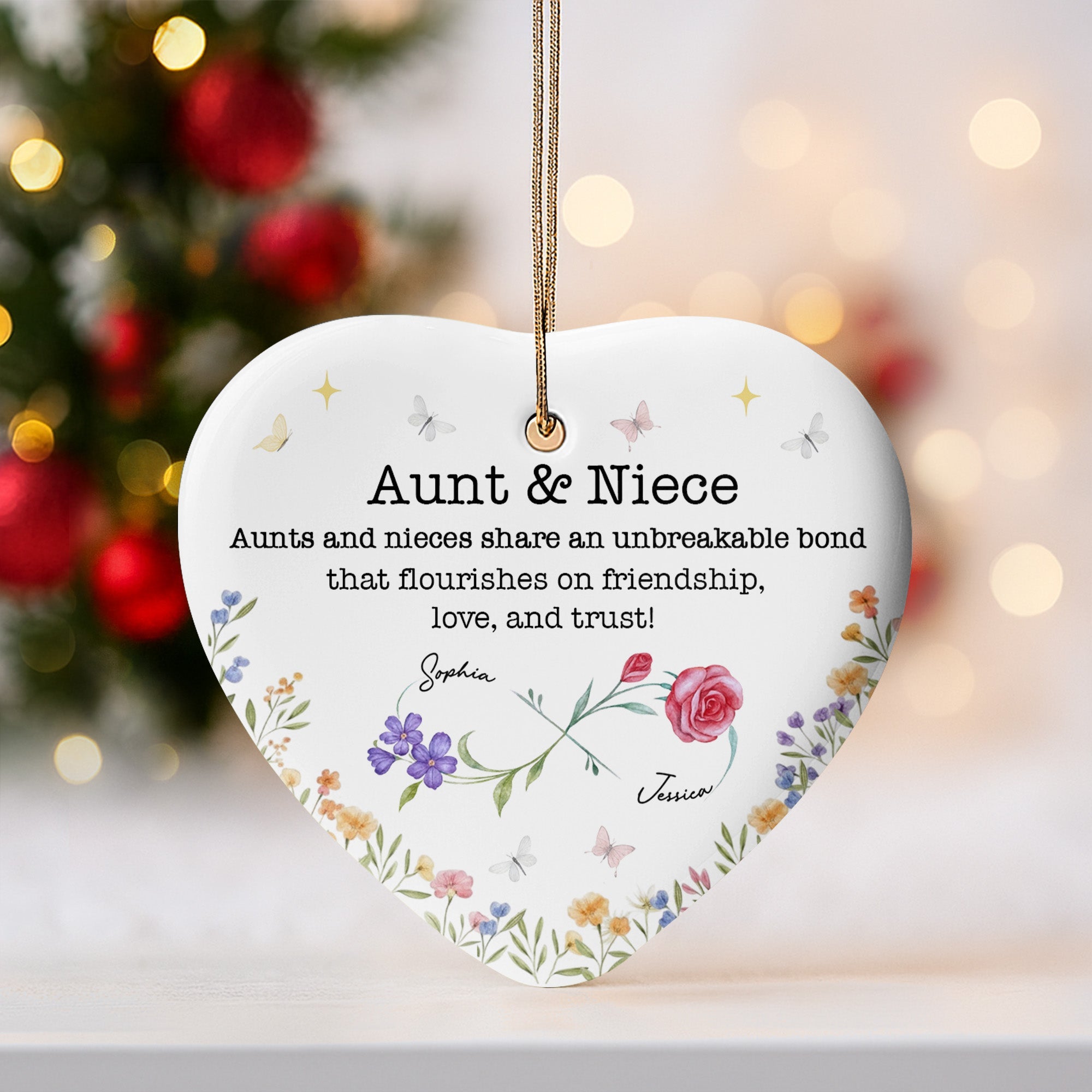Aunts And Nieces Share An Unbreakable Bond, Flowers And Butterflies