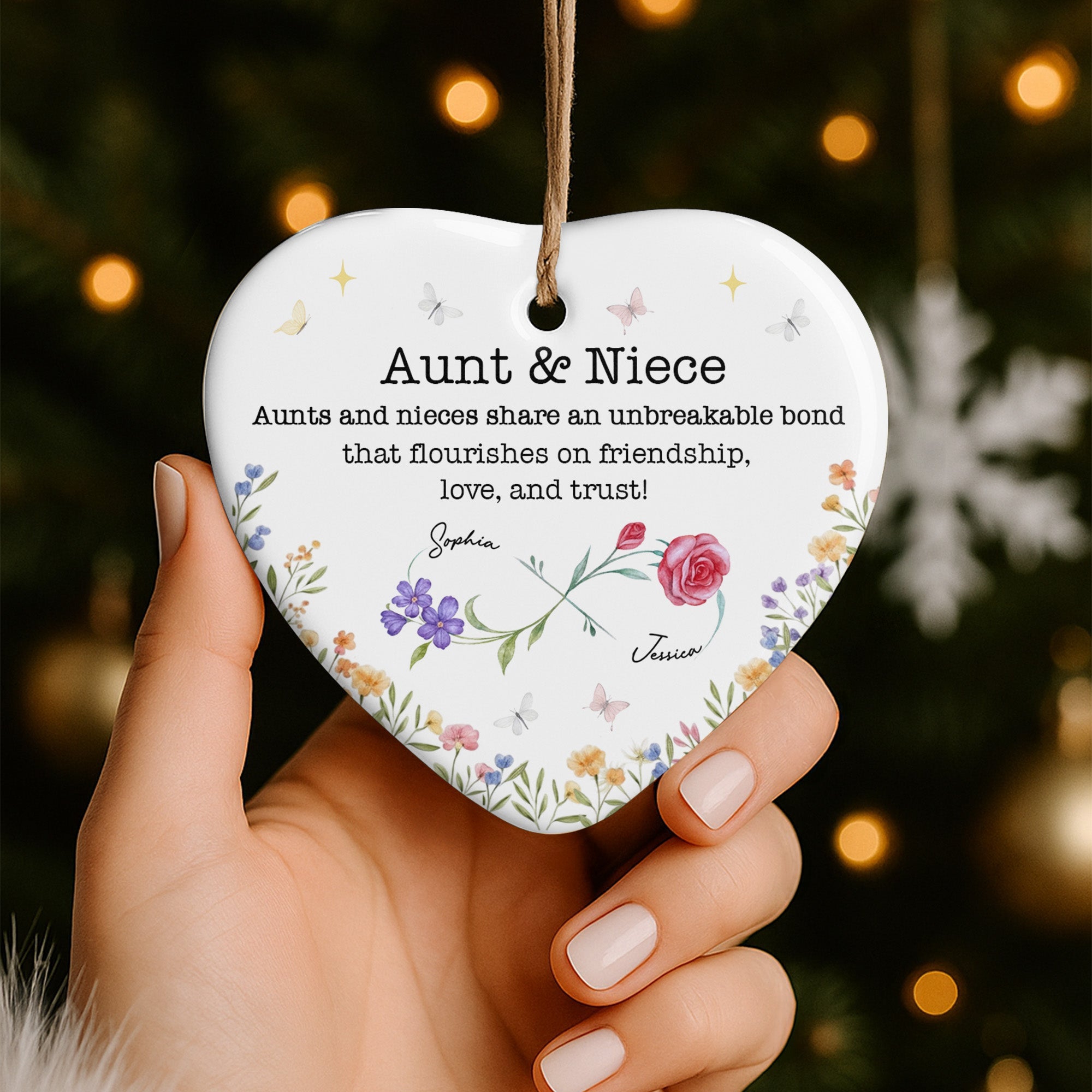 Aunts And Nieces Share An Unbreakable Bond, Flowers And Butterflies