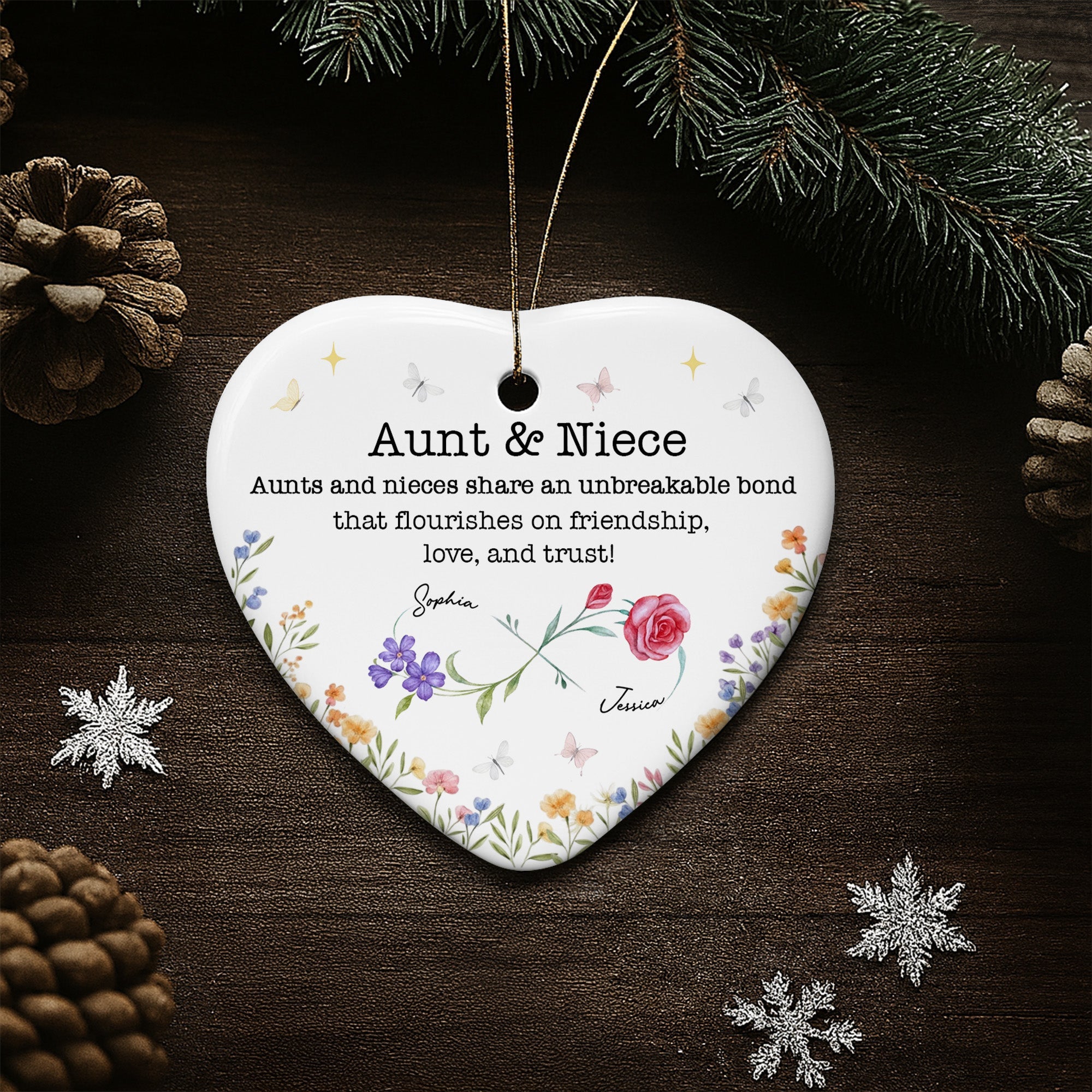 Aunts And Nieces Share An Unbreakable Bond, Flowers And Butterflies
