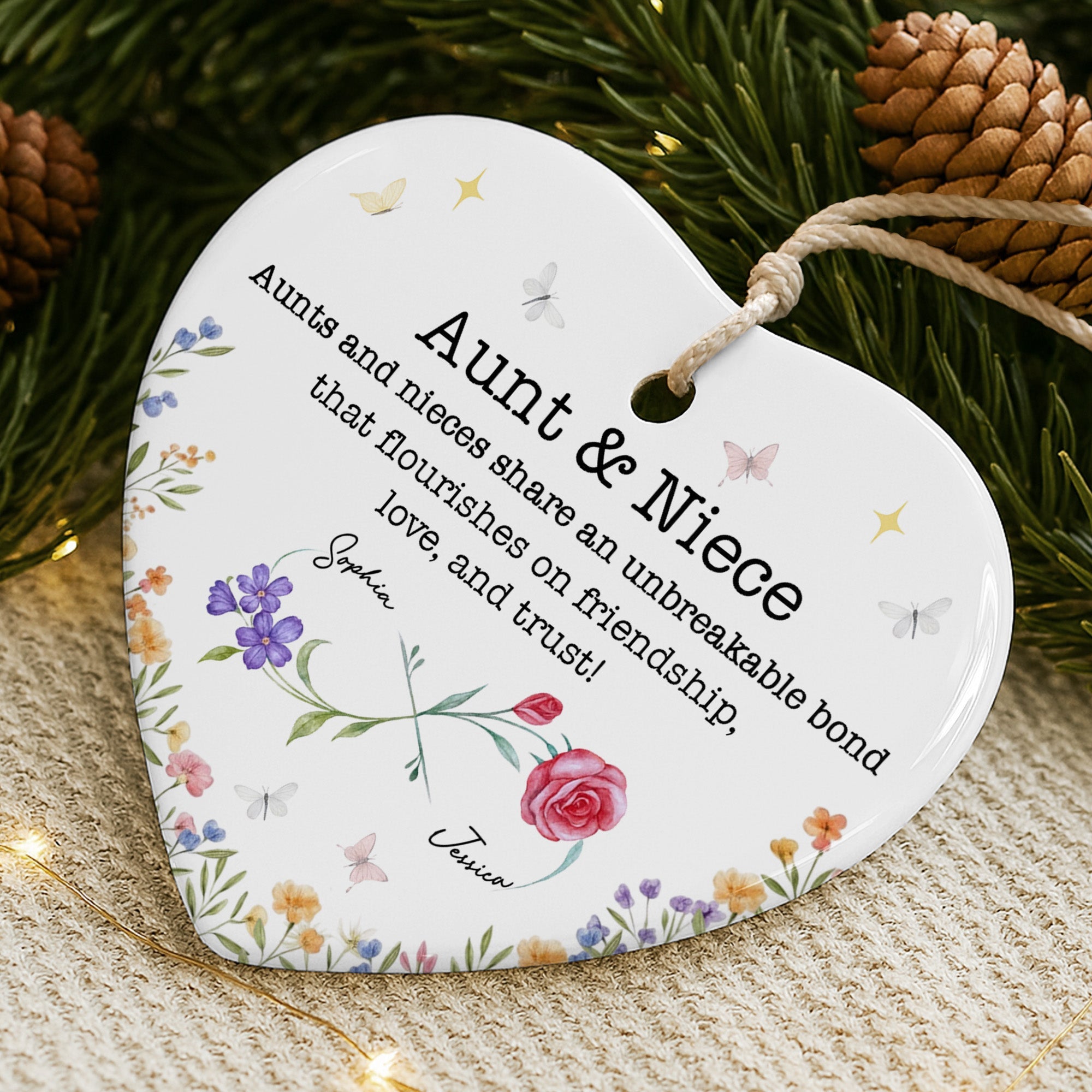 Aunts And Nieces Share An Unbreakable Bond, Flowers And Butterflies