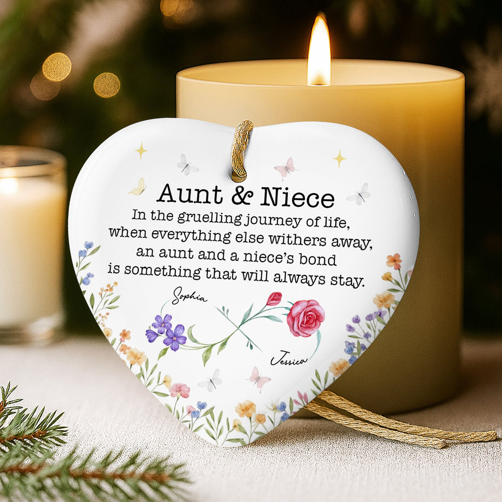 Aunt And Niece, Lifelong Bond With Roses And Butterflies
