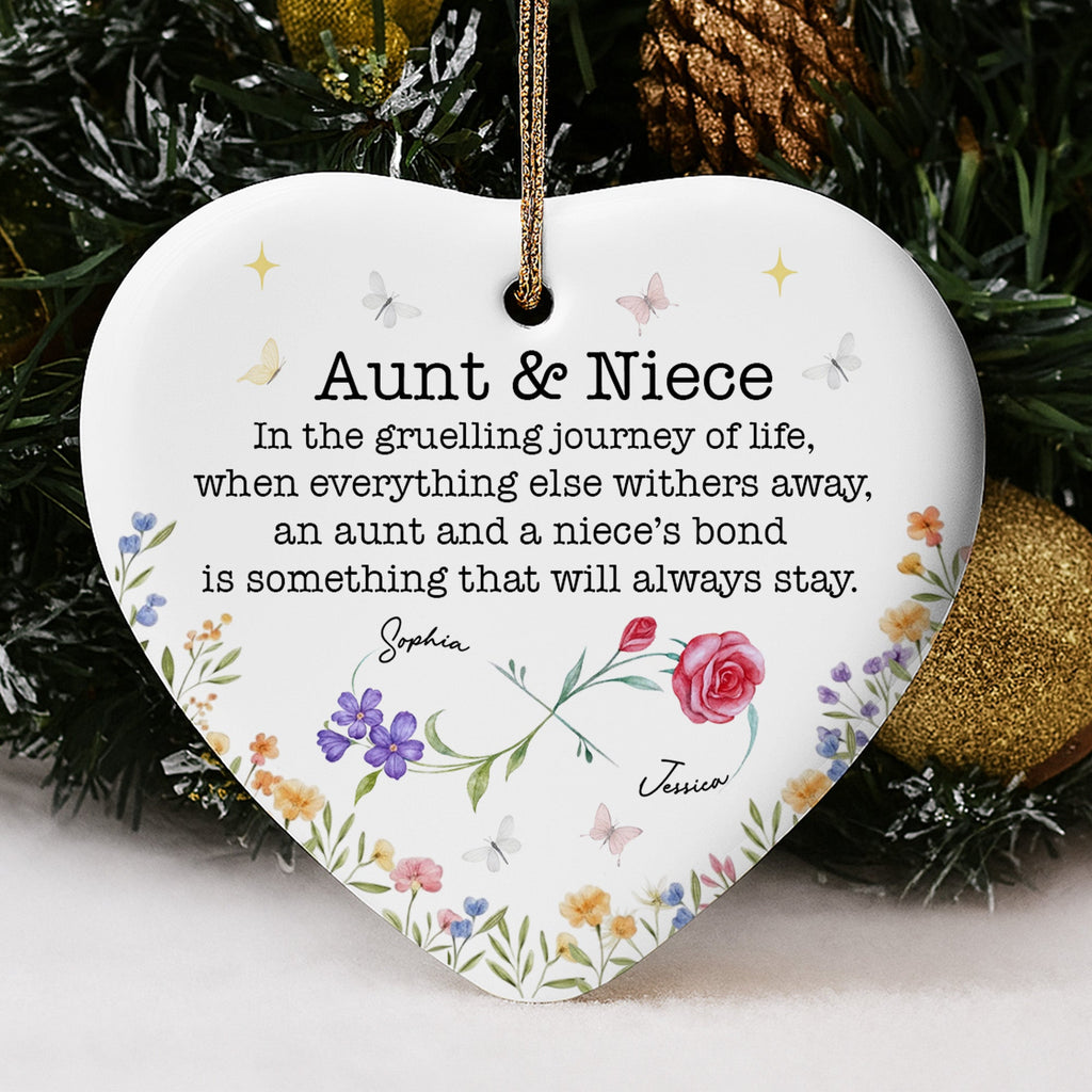 Aunt And Niece, Lifelong Bond With Roses And Butterflies