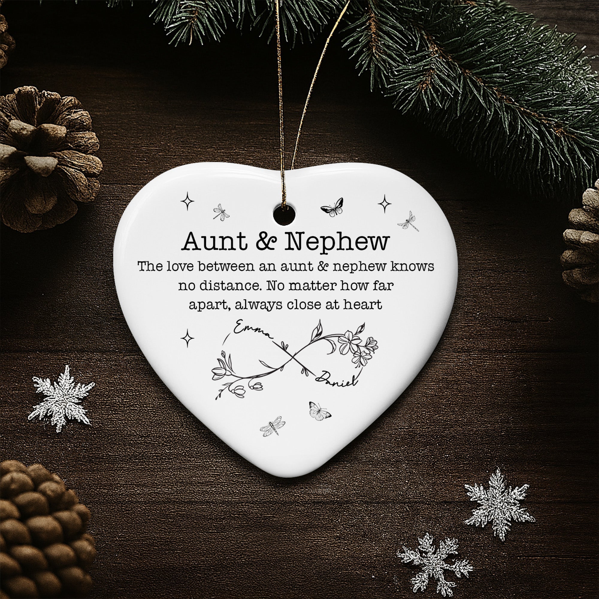 The Love Between An Aunt & Nephew, Butterflies & Flowers