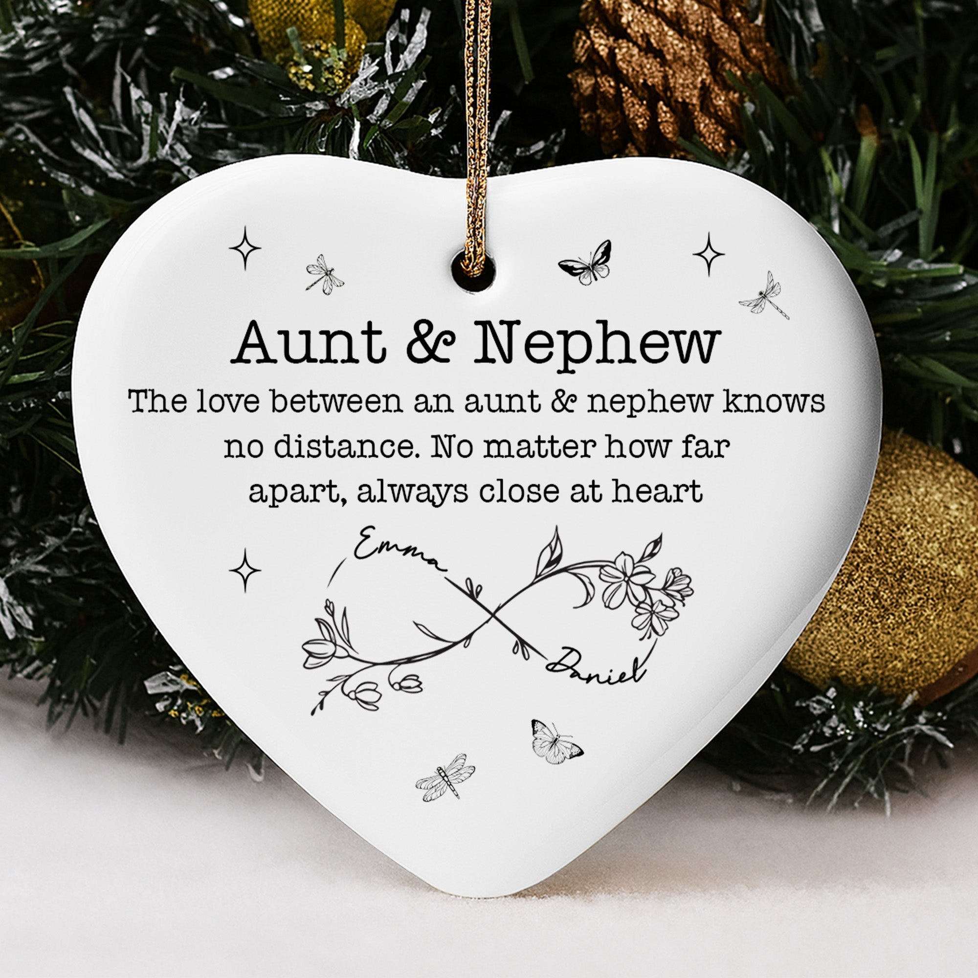 The Love Between An Aunt & Nephew, Butterflies & Flowers