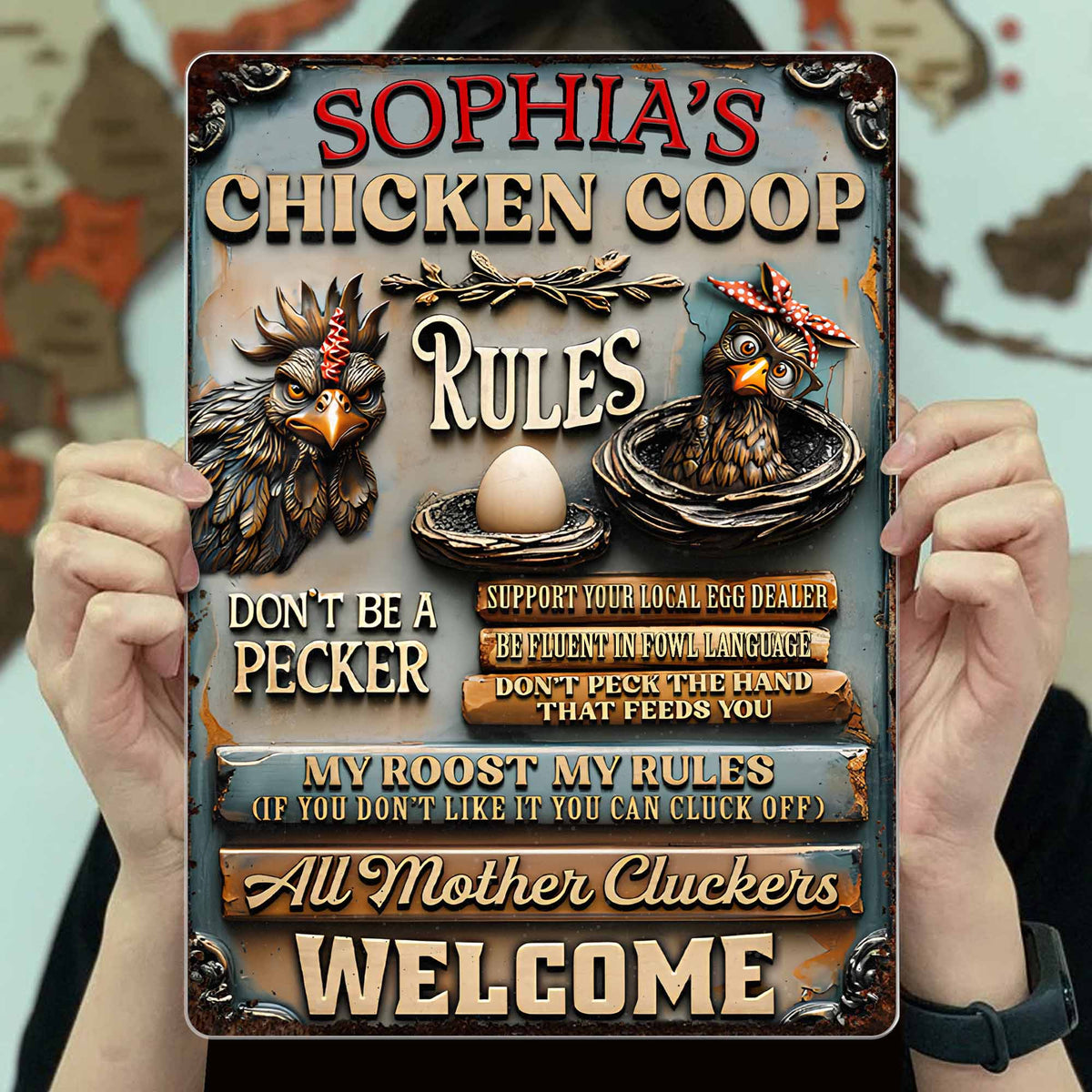 Chicken Coop Rules With Chickens And Eggs