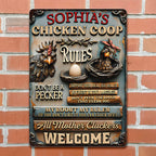 Chicken Coop Rules With Chickens And Eggs