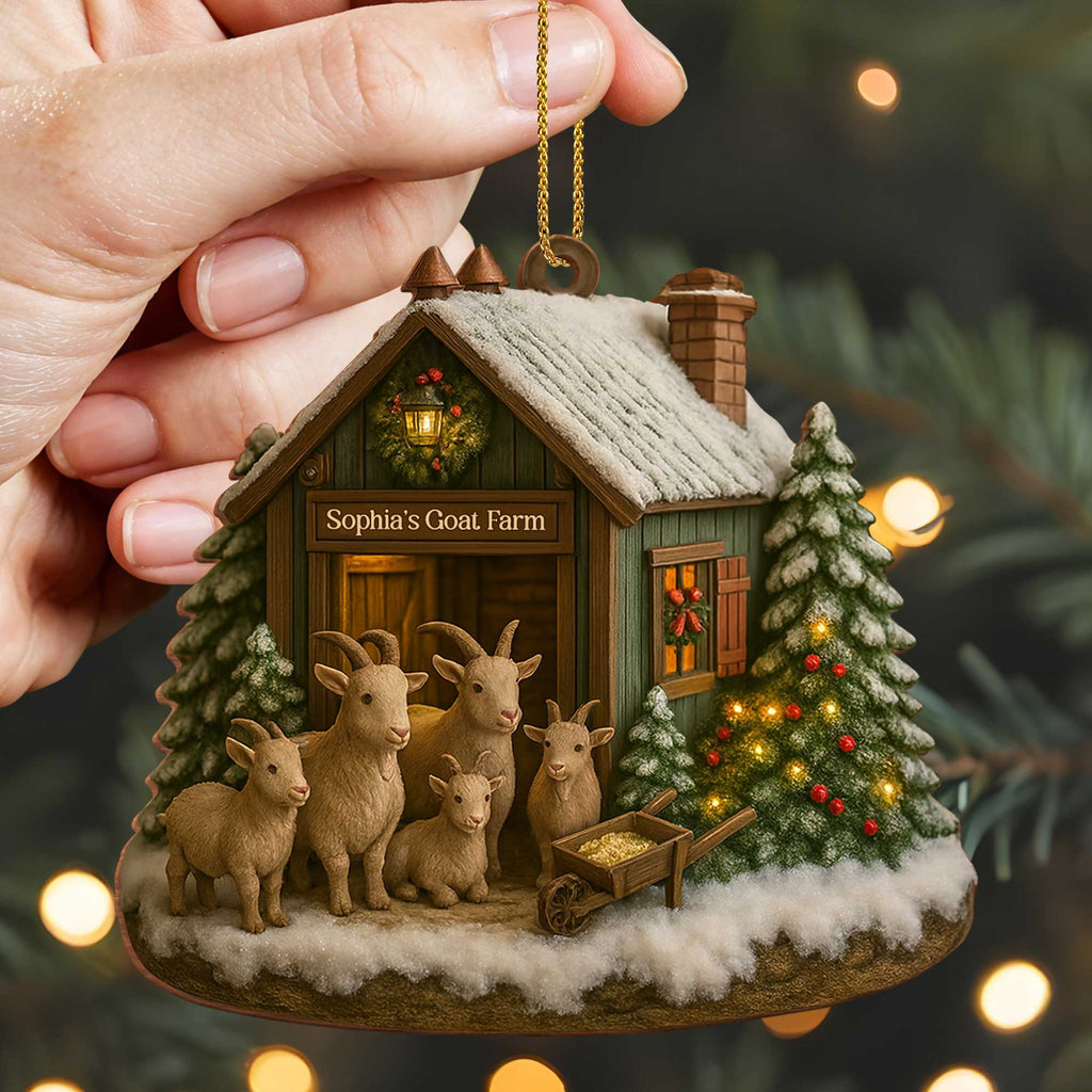 Sophia's Goat Farm, Goats and Christmas Tree