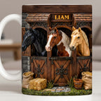 Capturing The Serenity Of Horses At The Barn