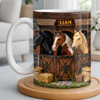 Capturing The Serenity Of Horses At The Barn
