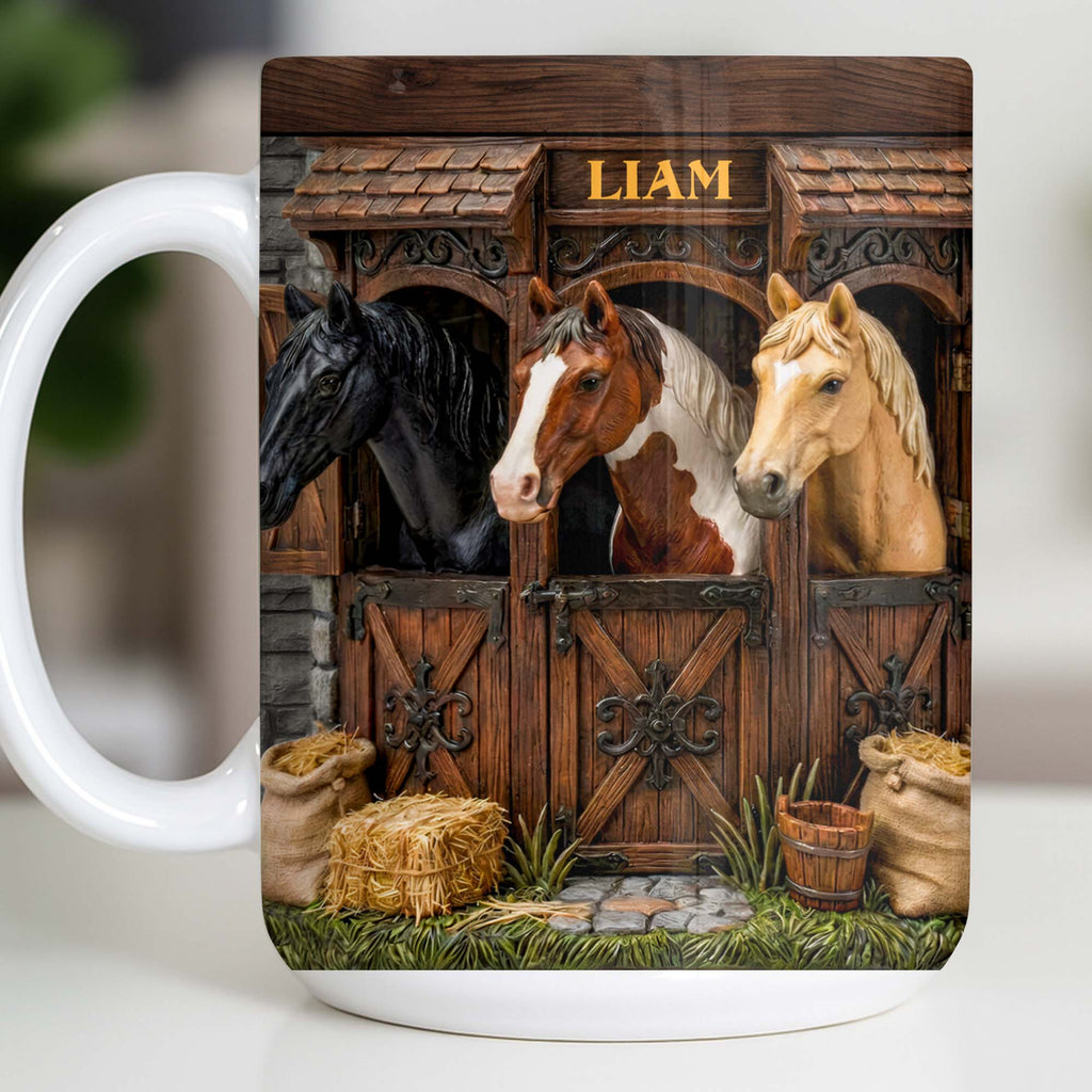 Capturing The Serenity Of Horses At The Barn
