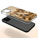 Fresh Eggs With Chickens And Farm Tools Design - Personalized Clear Phone Case - FARM020_PHC
