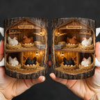 Personalized Chicken Coop Mug With Farm Fresh Design