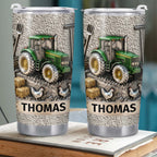 Customizable Farm-Themed Design With Tractor And Chickens