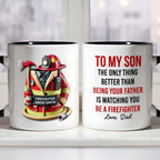 Firefighter David Smith, Gear, Helmet, and Axe