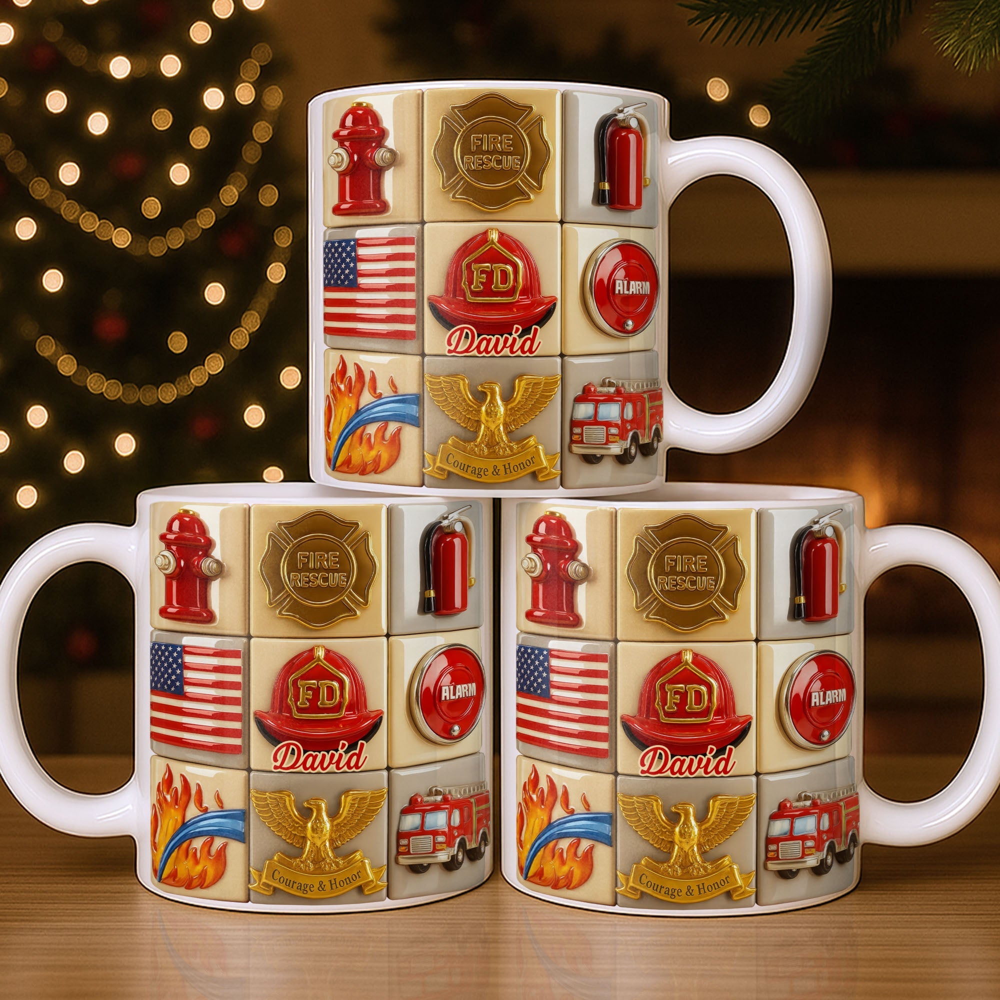 Fire Rescue Courage & Honor Firefighter Essentials