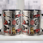 To My Brave Firefighter Fire Truck and Gear