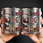To My Brave Firefighter Fire Truck and Gear