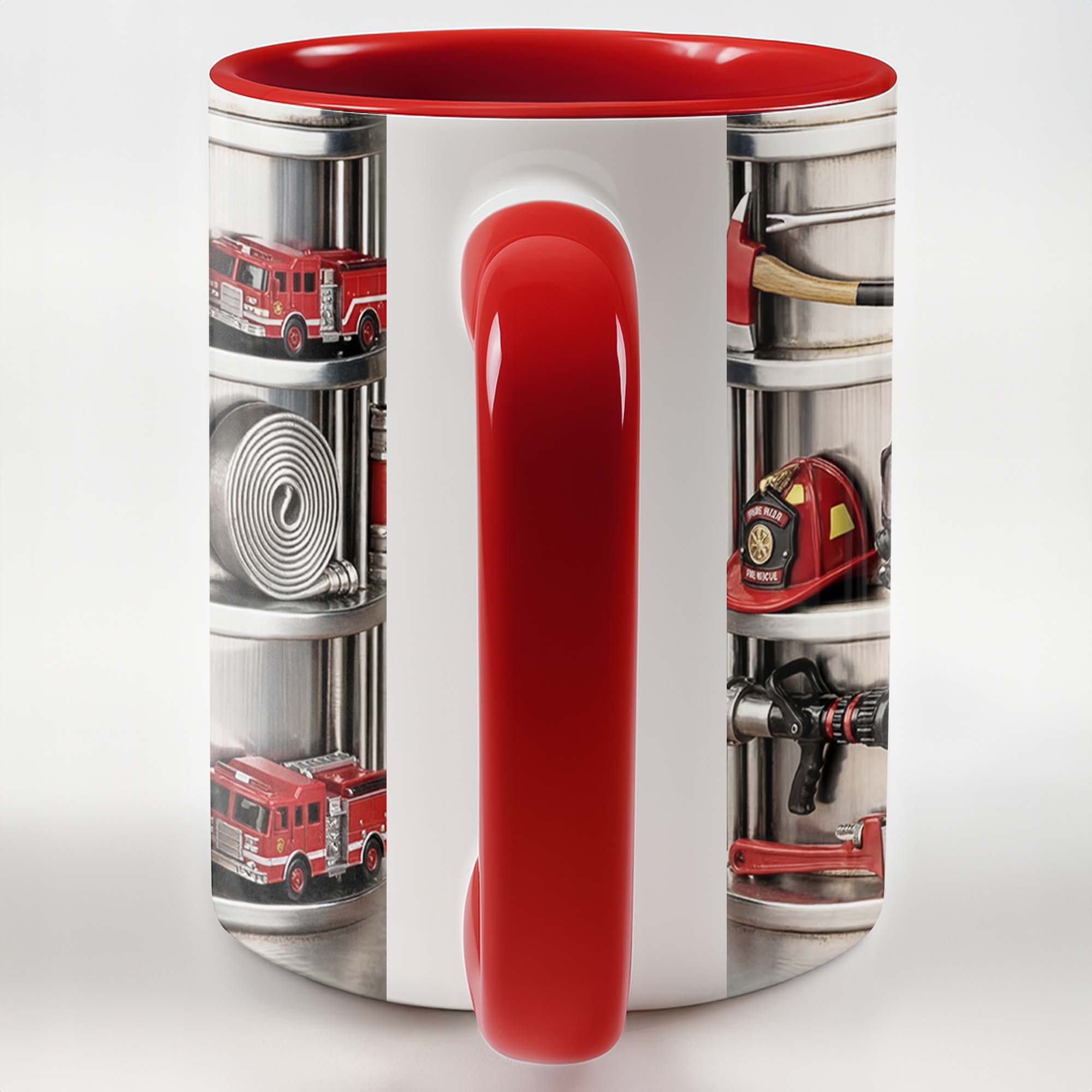 To My Brave Firefighter Fire Truck and Gear