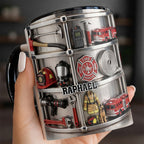 To My Brave Firefighter Fire Truck and Gear