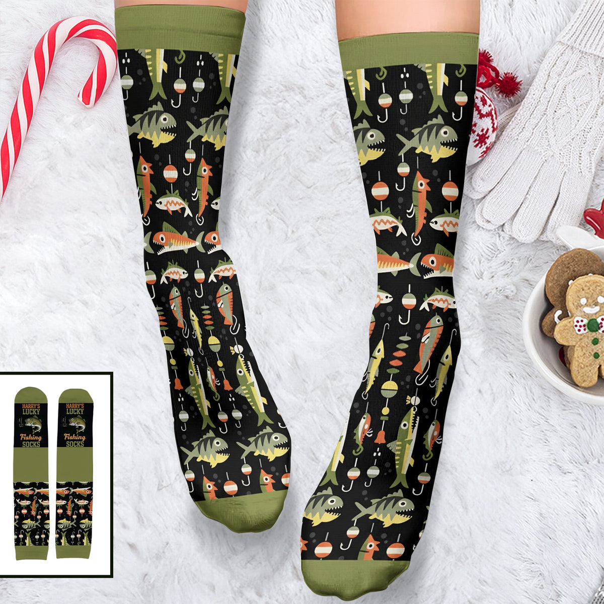 Lucky Fishing Comfortable Socks