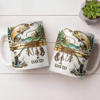 Personalized Gift For Fishing Enthusiasts With Fisherman And Lures