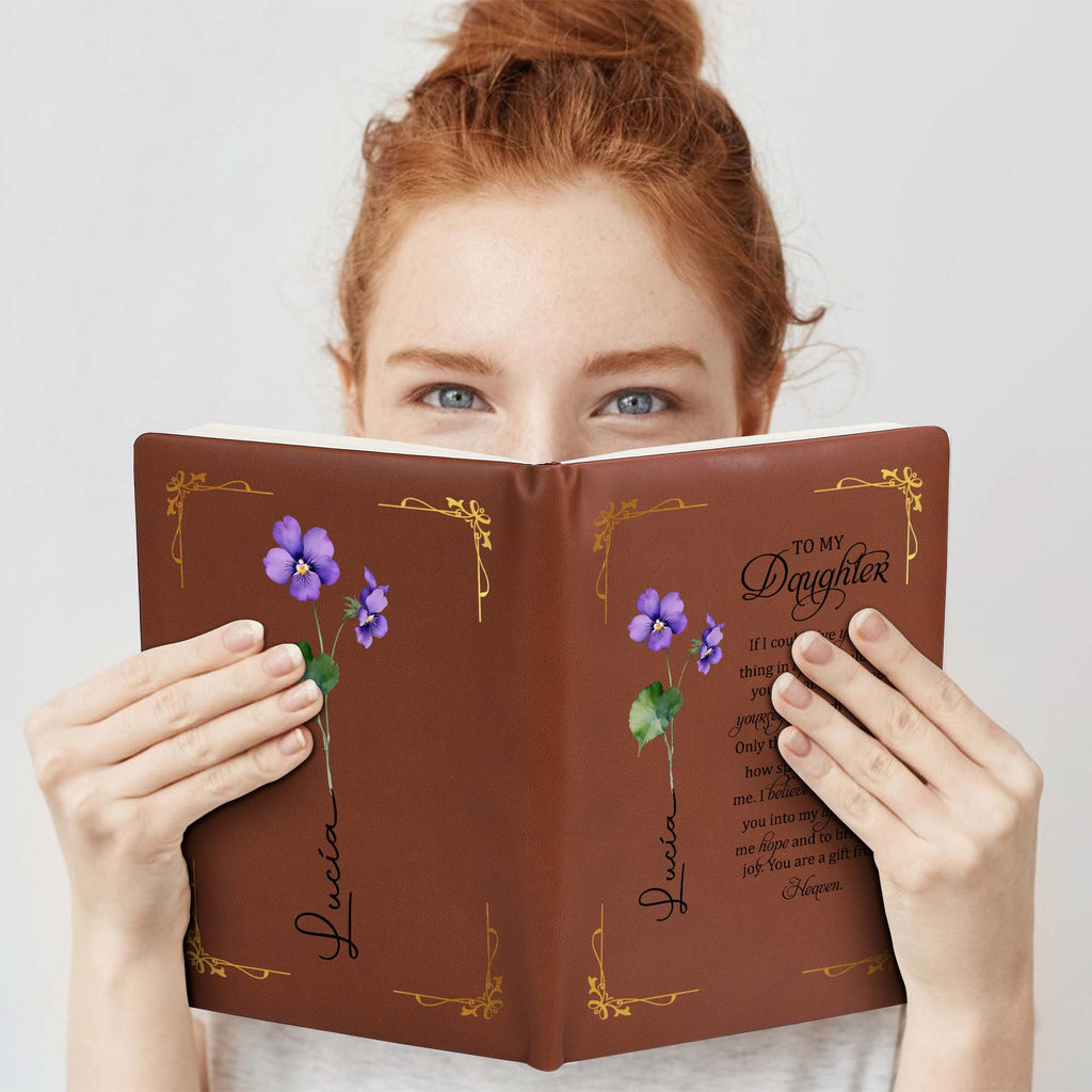 Gift From Heaven Personalized Leather Journal