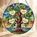 Cherish The Roots Of Our Family Tree - Personalized Custom Window Hanging Suncatcher - FM127_RSUN