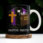 Pastor Smith, Cross, Glasses and Holy Bible