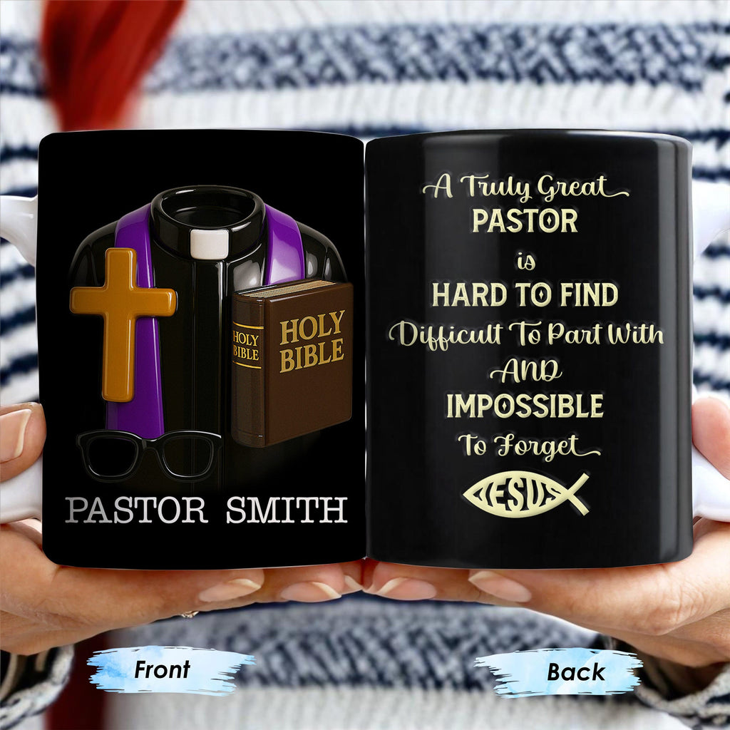 A Truly Great Pastor Is Hard To Find, Cross, Holy Bible And Glasses