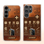 Put On The Full Armor of God, Biblical Armor Elements - Personalized Clear Phone Case - FTH100_PHC