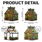 Brighten Your Windows With Colorful Butterflies And Flowers - Personalized Custom Suncatcher - GAR028_CSUN