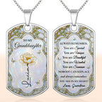To My Granddaughter, Love You Forever, Flower And Butterflies