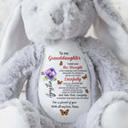 To My Granddaughter, I Wish You The Strength, Flowers and Butterflies