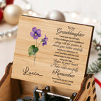 Granddaughter, You Are Loved And Cherished Wooden Music Box