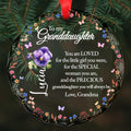 Loved, Special, and Precious Granddaughter Beautiful Floral Design