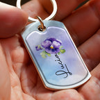 Inspirational Message For Granddaughter With Flowers