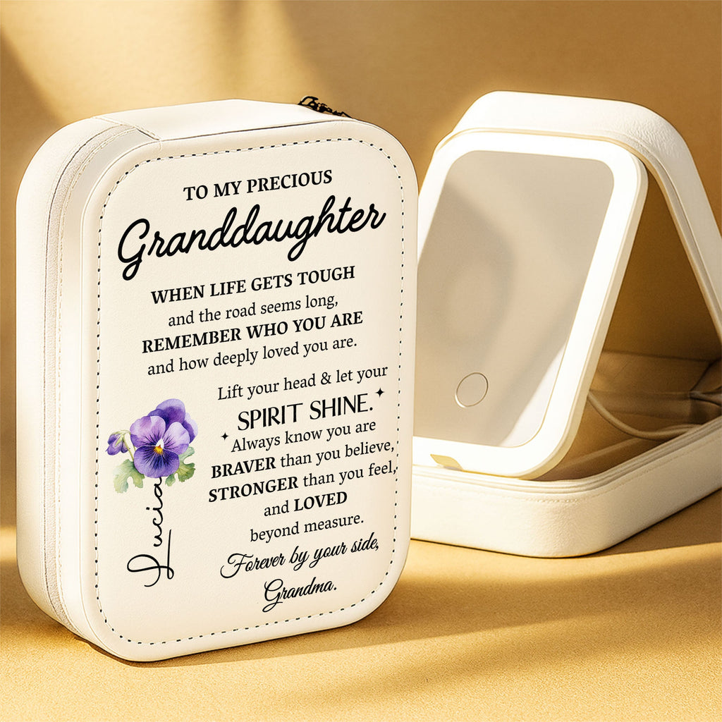To My Precious Granddaughter Let Your Spirit Shine With Flowers