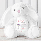 To My Granddaughter, Once Upon A Time, Bunny And Flowers