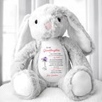To My Granddaughter, Once Upon A Time, Bunny And Flowers