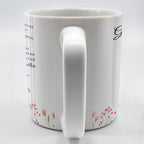 Grandmother Granddaughter Love Message With Pansy Flower Design - Personalized Custom Coffee Mug - GDT108_MG