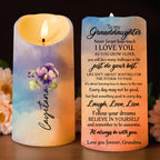 Inspirational Message For Granddaughter With Flowers