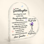 To My Granddaughter, Love Always Stays With Beautiful Butterflies and Flowers