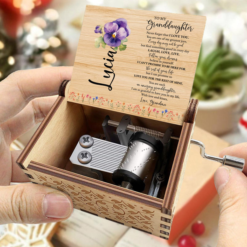 Love And Dreams Granddaughter Musical Box