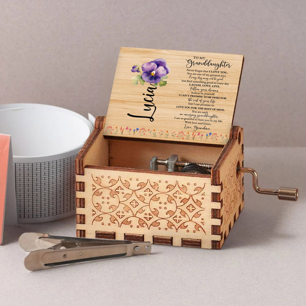 Love And Dreams Granddaughter Musical Box