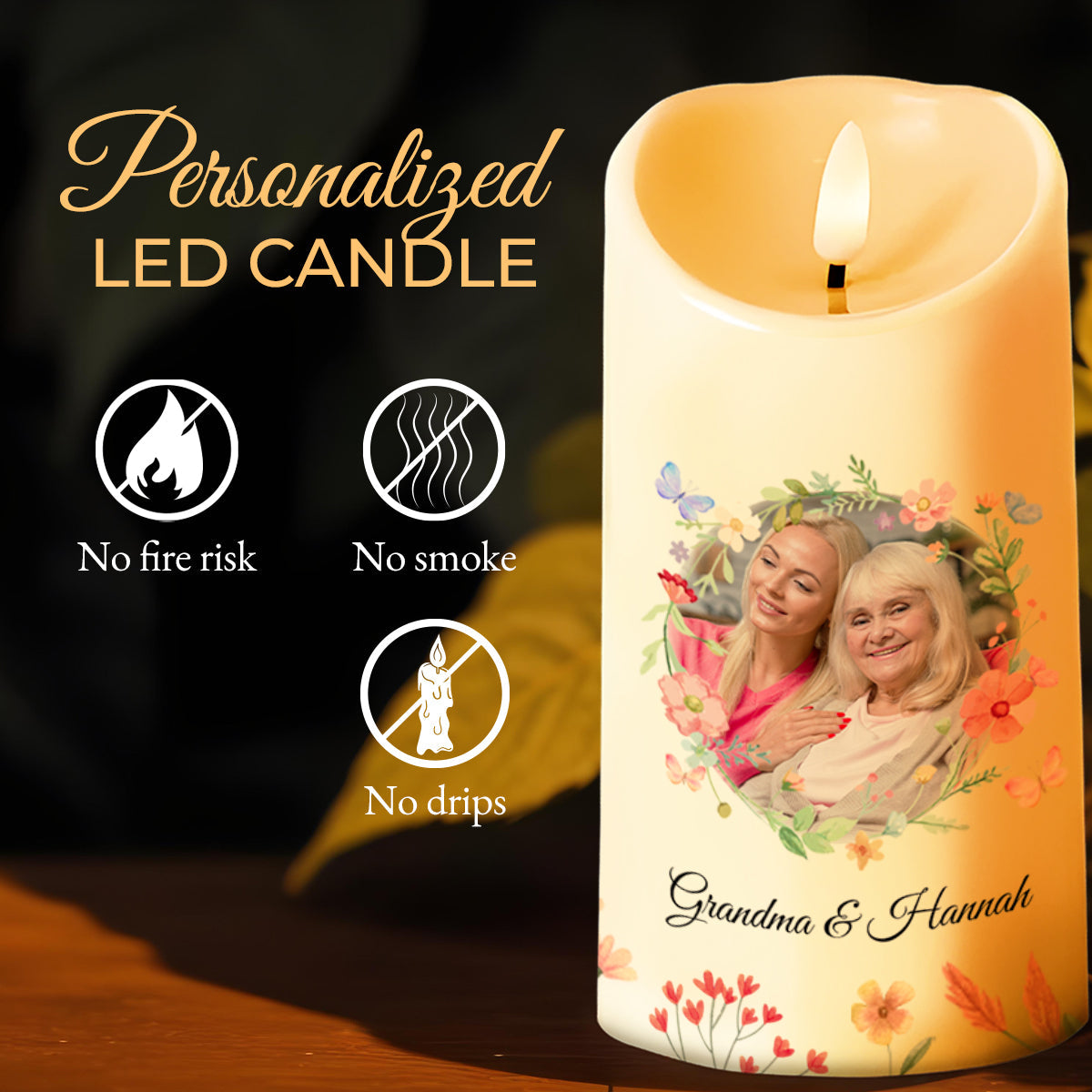 Love Message To Granddaughter Surrounding Flowers